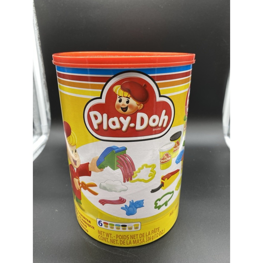 Play-Doh Classic Canister Retro Set‎ – 6 Pack Modeling Compound